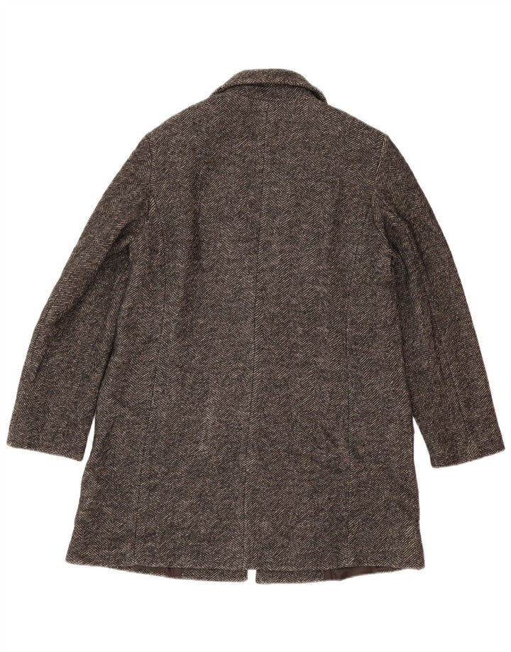 Massimo Dutti Dame 1 Knap Blazer Jakke UK 14 Medium Grey Sildeben