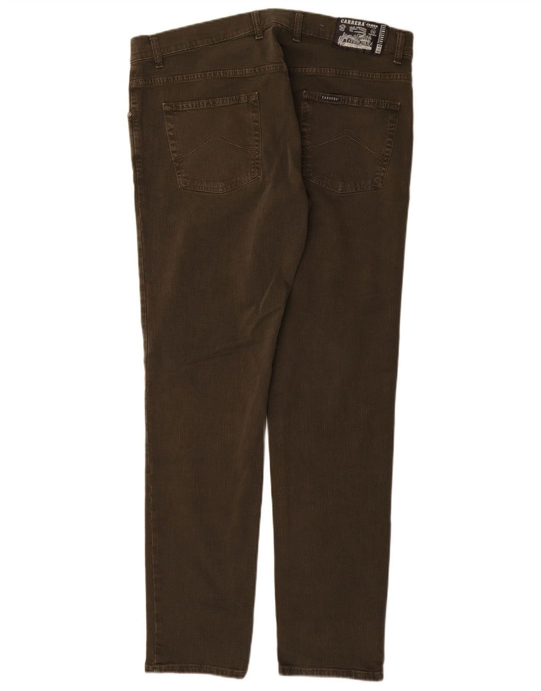 Carrera Mens 717 Slim Jeans W38 L34 Khaki Bomuld