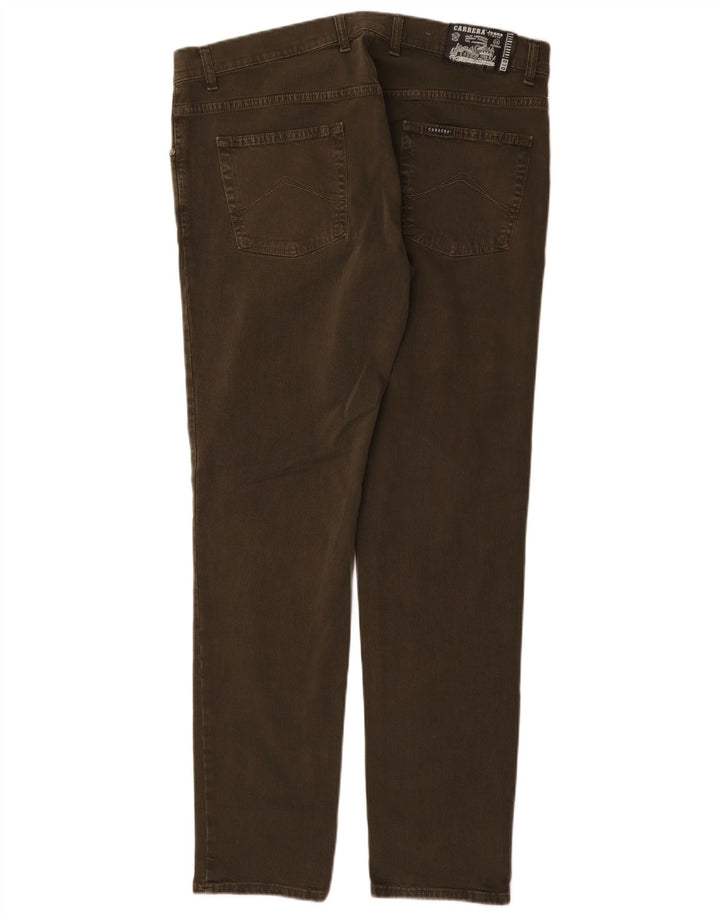 Carrera Mens 717 Slim Jeans W38 L34 Khaki Bomuld