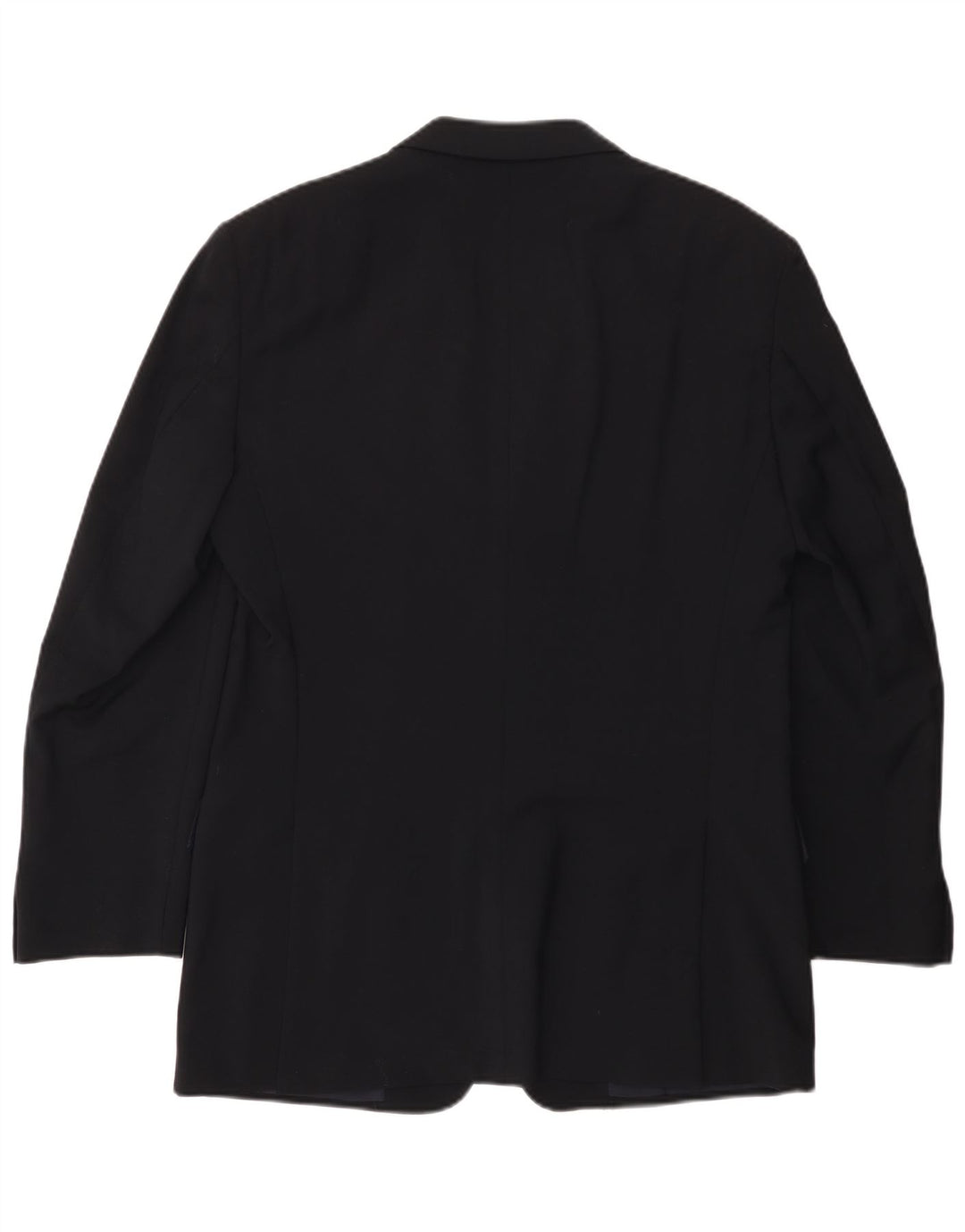Valentino Mens 3 Button Blazer Jacket IT 50 Large Navy Blue Wool