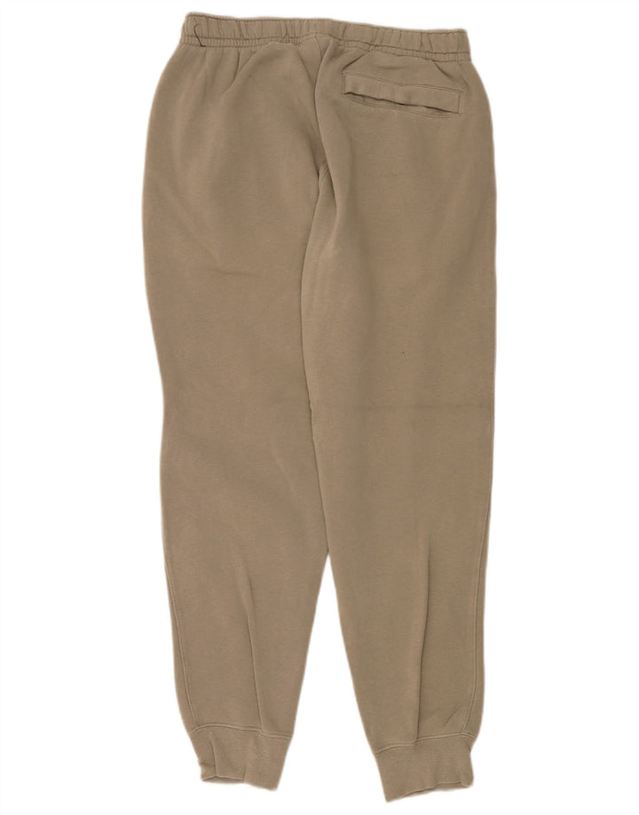 Nike Mens Tracksuit Trousers Joggers Small Khaki Cotton