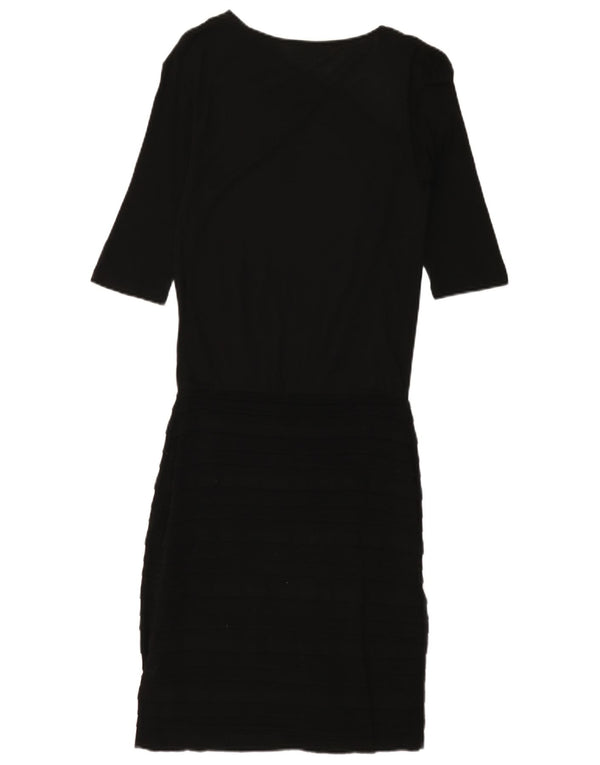 Max & Co. Abito a trapezio da donna con maniche a 3/4 UK 8 Small Nero