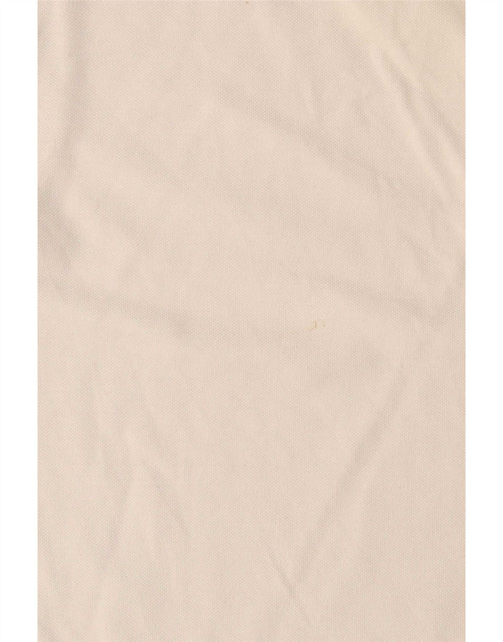 Kappa Mens Graphic Polo Shirt Large White Cotton