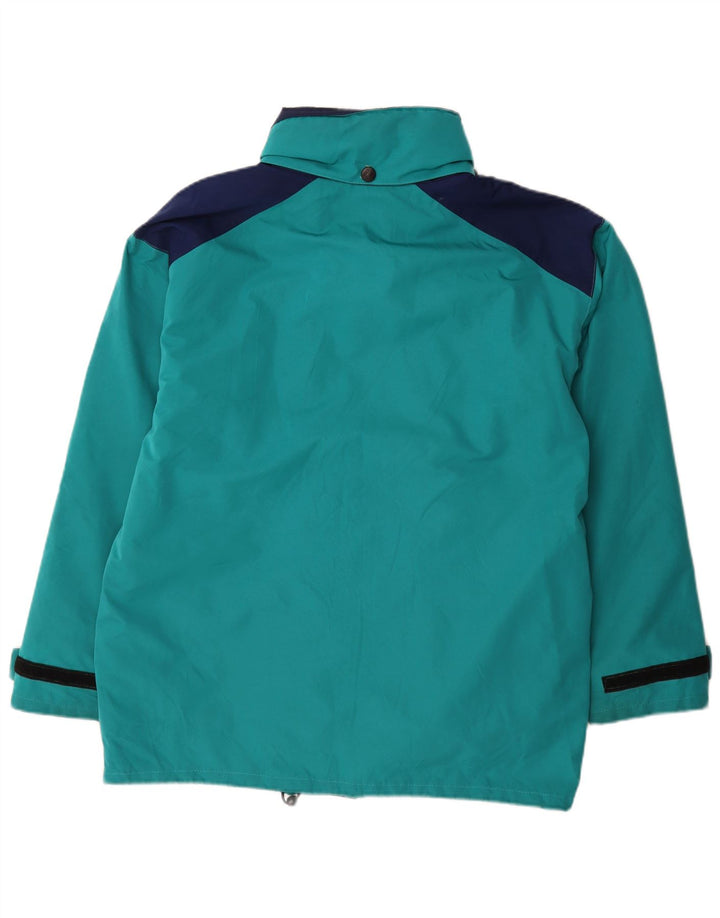 SALEWA Mens Windbreaker Jacket UK 40 Large Blue Colourblock Polyamide