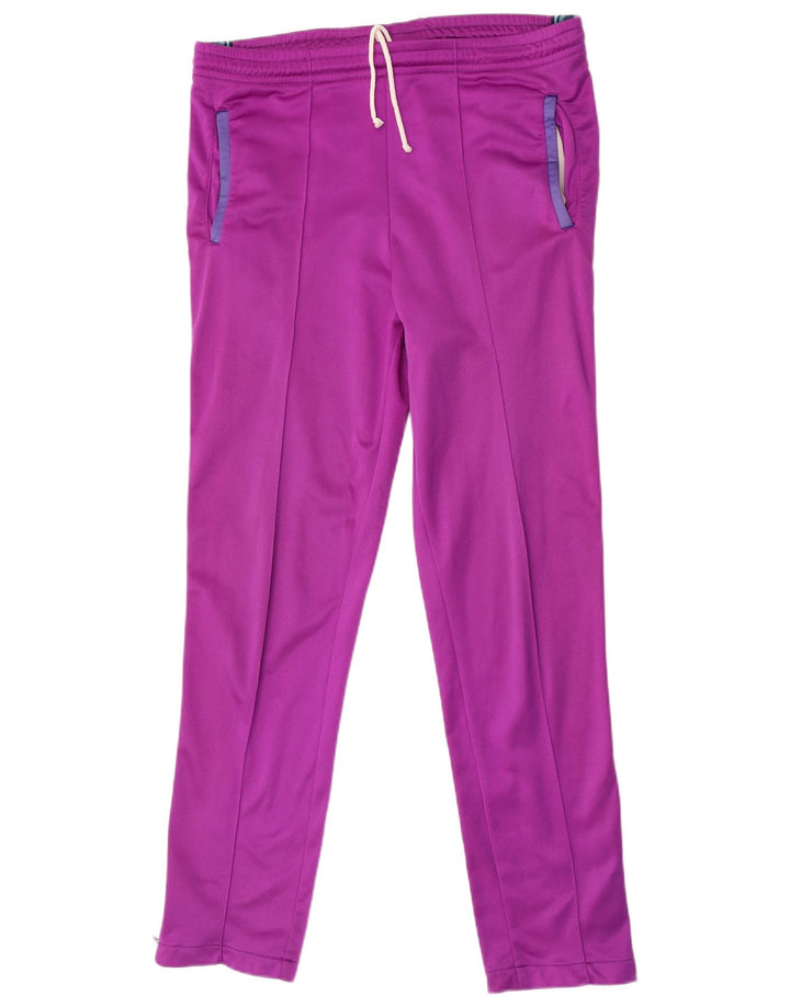 Asics Womens Graphic Tracksuit Trousers IT 48 XL  Purple Polyamide