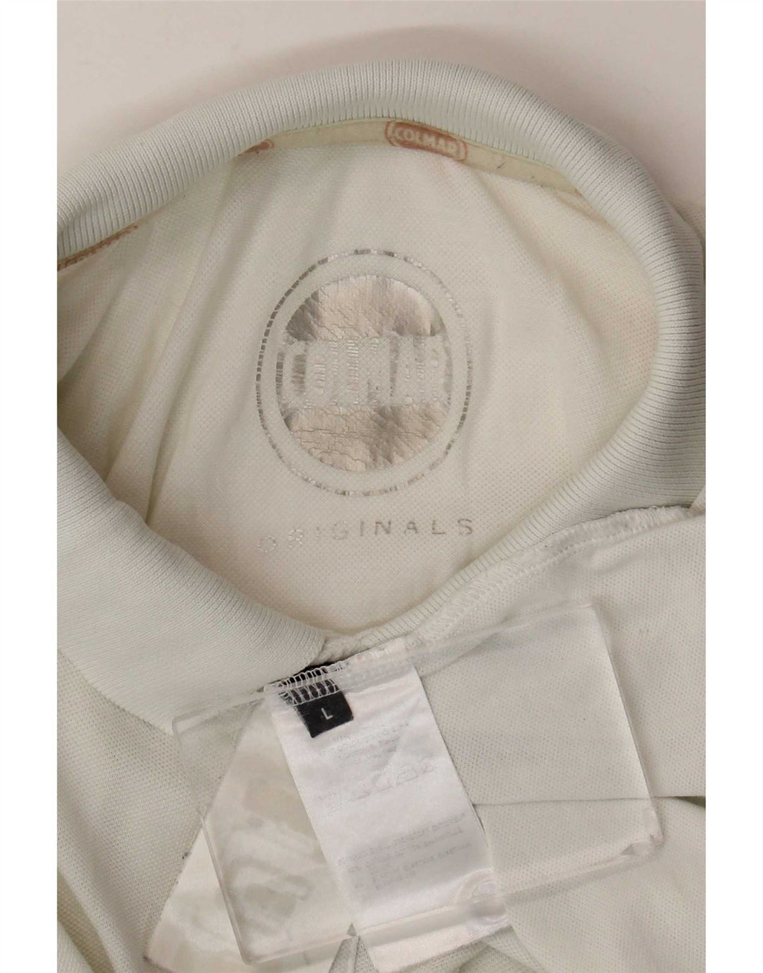 Colmar Mens Polo Shirt Large White Elastane
