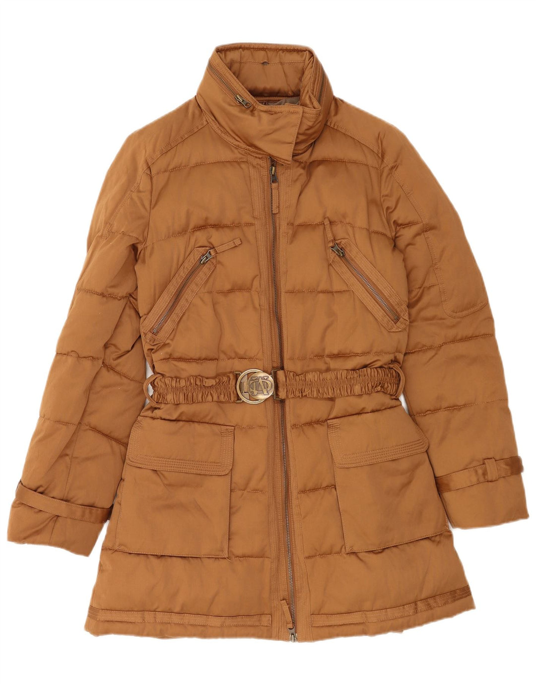 Cappotto imbottito da donna Marlboro Classics IT 46 XL Cotone Marrone