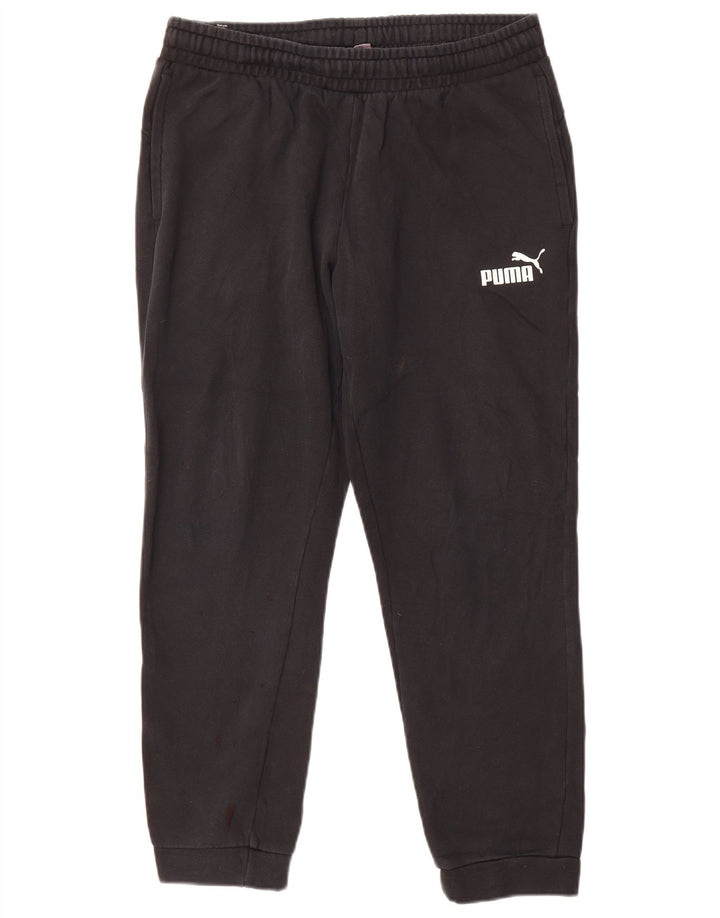 PUMA Mens Tracksuit Trousers Joggers Large  Black