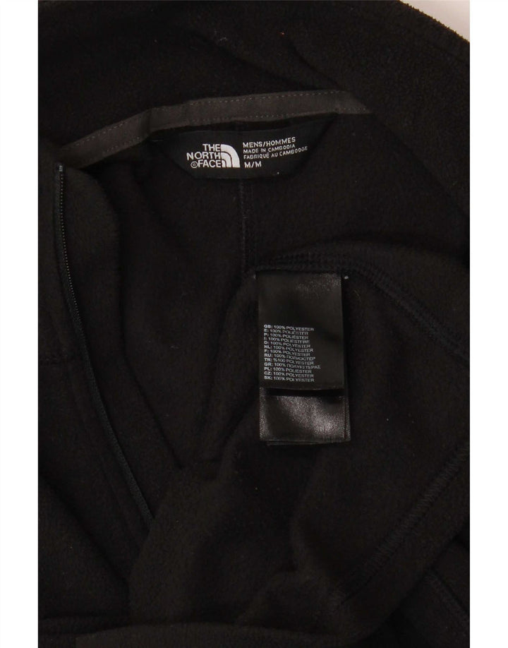 The North Face Pull polaire à col zippé pour homme Noir moyen Polyester