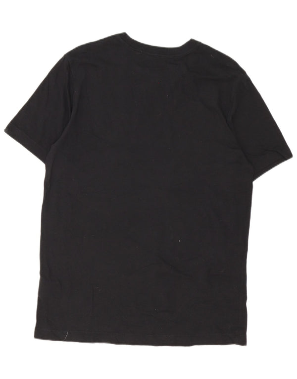 Nike Mens Graphic T-Shirt Top Large Black Cotton