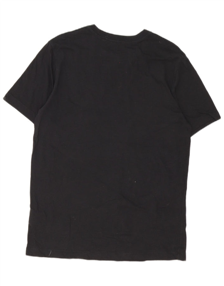T-shirt grafica da uomo Nike Top grande in cotone nero