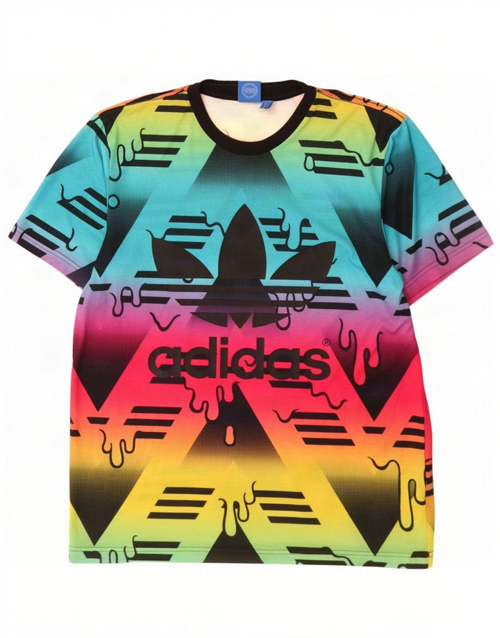 Tricou grafic pentru bărbați Adidas Top Mediu Poliester multicolor