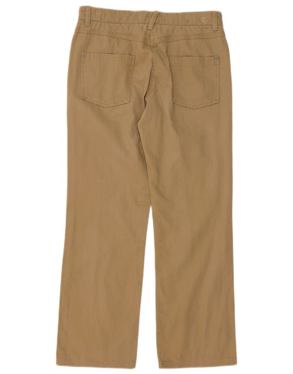 Pantaloni casual dritti da donna Timberland US 6 Medium W28 L29 Cotone beige