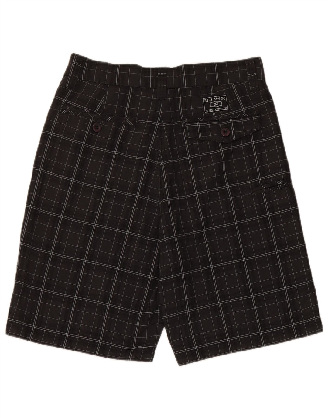 Billabong Mens Chino Shorts W28 Small Black Check