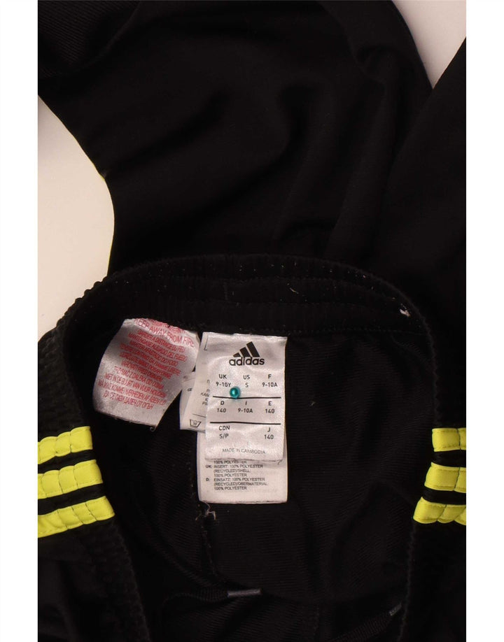 Adidas Boys Tracksuit Trousers 9-10 Years  Black Polyester