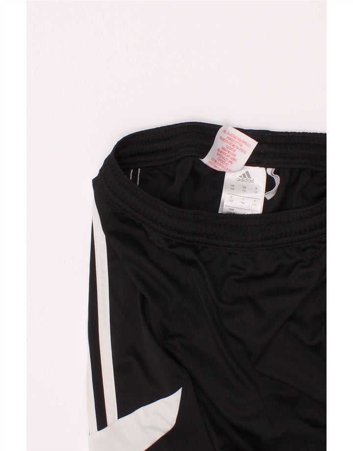 Adidas Boys Sport Shorts 9-10 Years Medium Black Colourblock Polyester