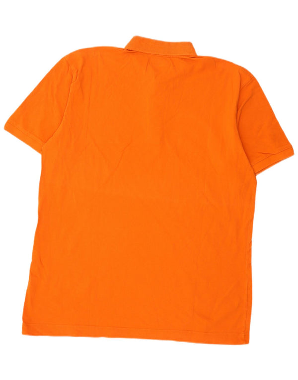 Kappa Mens Polo Shirt 3XL Orange Cotton