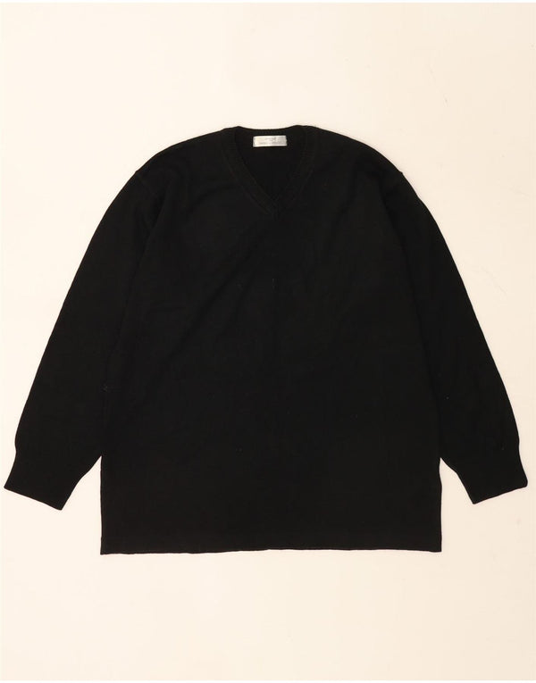 Marks & Spencer Boys V-hals sweater 13-14 år sort akryl