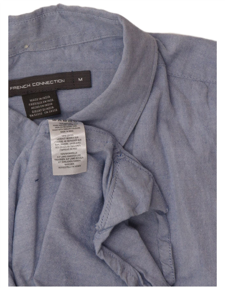 FRENCH CONNECTION Mens Shirt Medium Blue Cotton