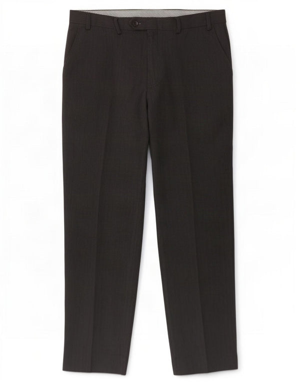 Marks & Spencer Mens Straight Suit Trousers W36 L31 Grey Pinstripe