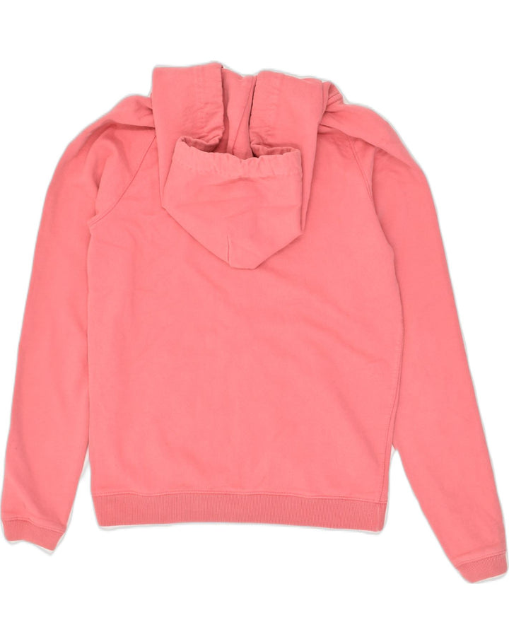 JACK WILLS Womens Zip Hoodie Sweater UK 10 Small  Pink Cotton | Vintage Jack Wills | Thrift | Second-Hand Jack Wills | Used Clothing | Messina Hembry 