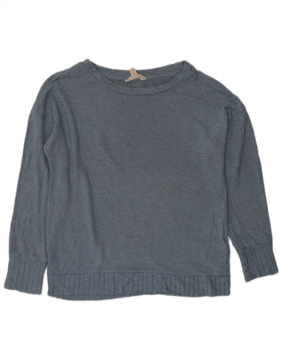 MARKS & SPENCER Dame Oversized Boat Neck sweater UK 10 Small Blue