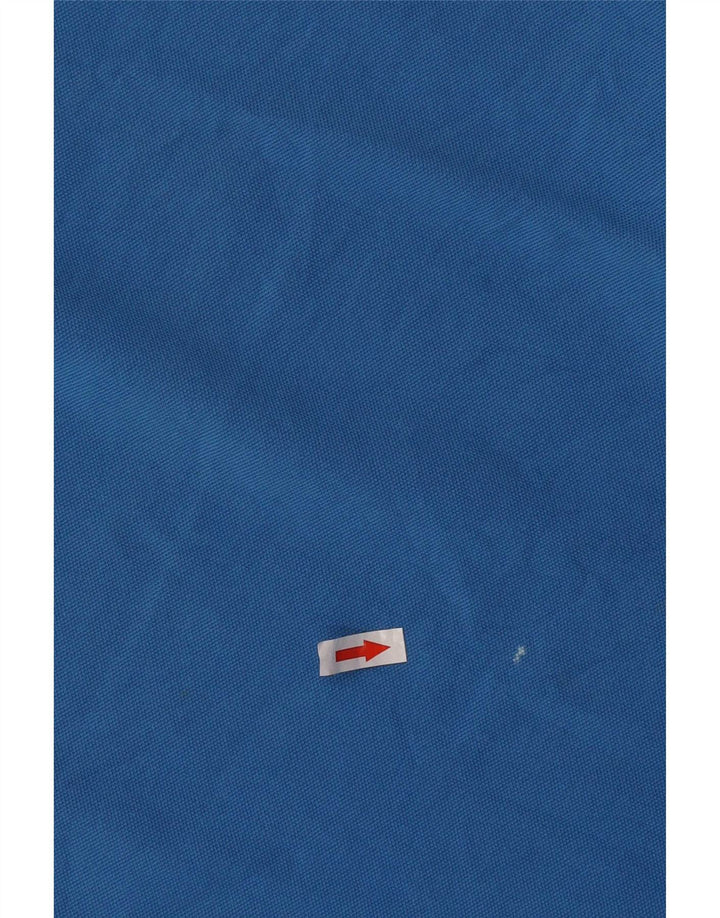 Diadora Mens Polo Shirt Medium Blue Cotton