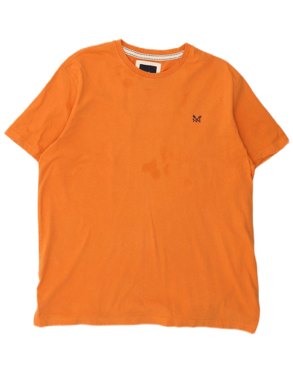J. Crew T-Shirt Homme Top XL Orange Coton