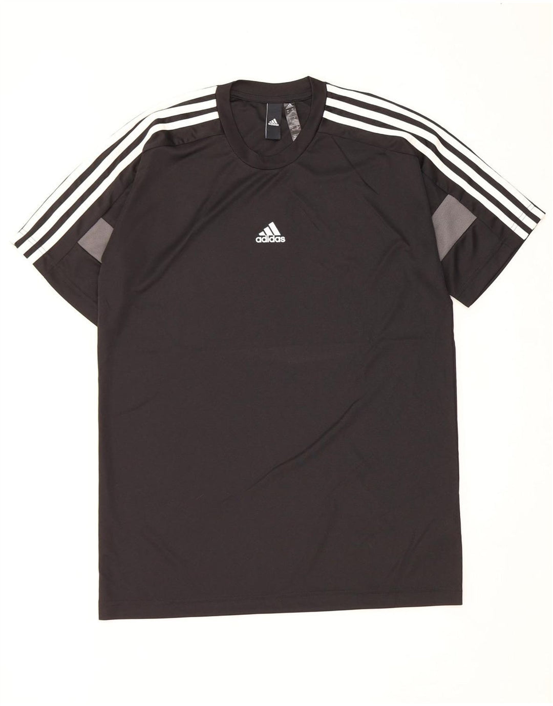 Adidas Herren Aeroready T-Shirt Top Medium Schwarz Colourblock Polyester
