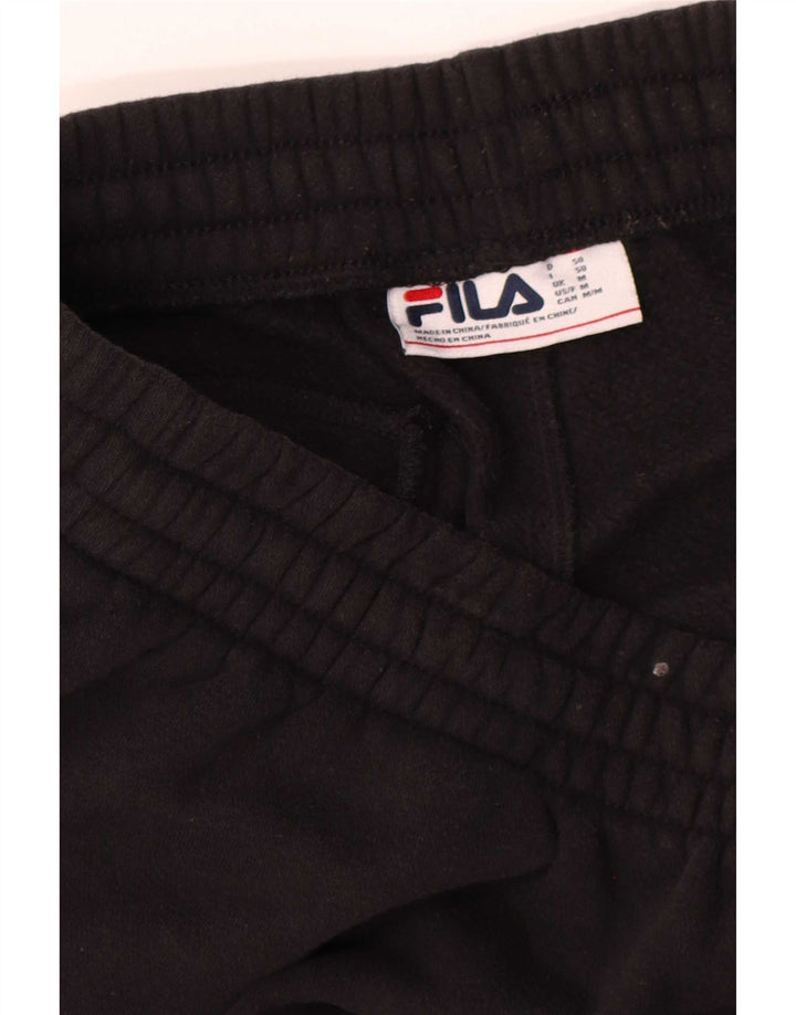 Ανδρική φόρμα Fila Παντελόνι Joggers Μεσαίο Μαύρο Βαμβακερό