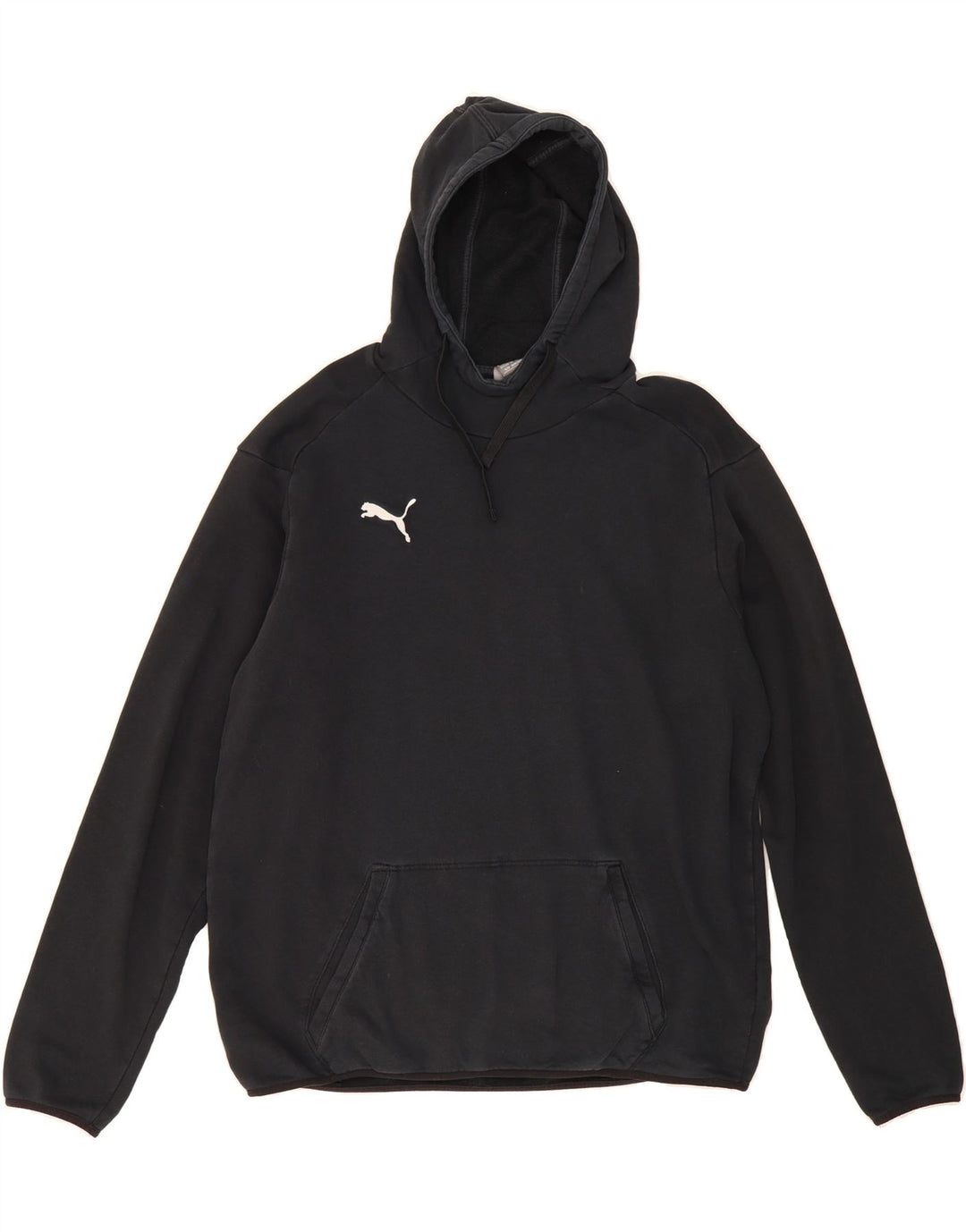PUMA Mens Hoodie Jumper XL Black Cotton Vintage Puma and Second-Hand Puma from Messina Hembry 