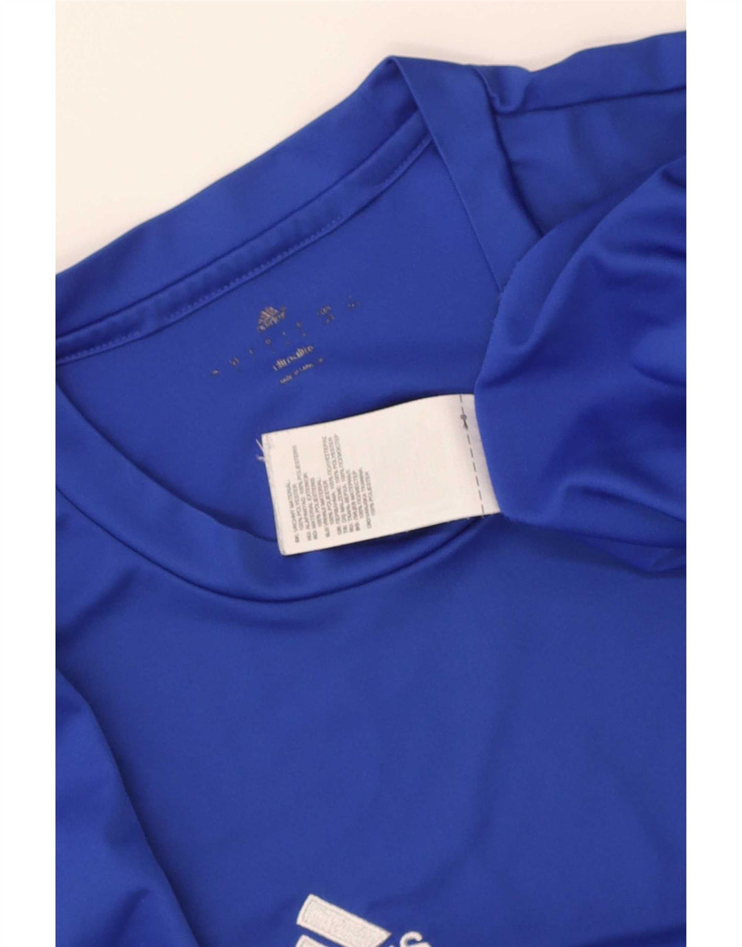 Adidas Herren Climalite T-Shirt Top Mittelblaues Polyester
