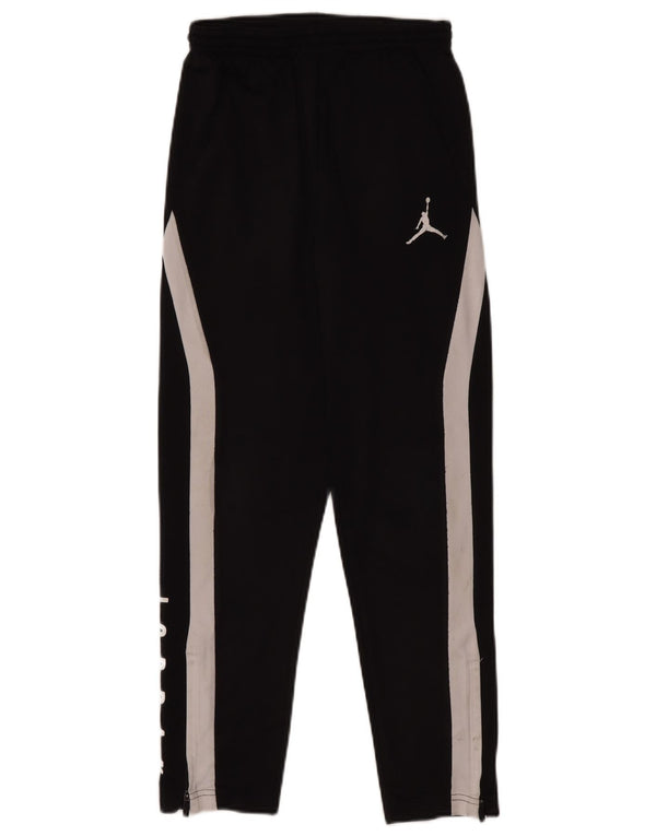 Pantaloni da tuta con grafica Jordan da ragazzo 12-13 anni Large Black Colourblock