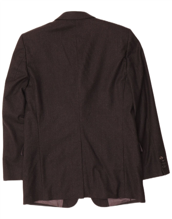 Rene Lezard Mens 3 Button Blazer Jacket UK 38 Medium Grey