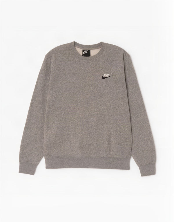 Nike Mens Loose Fit Sweatshirt Jumper XS Gris Moucheté Coton