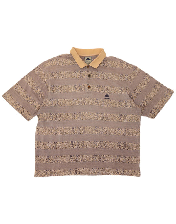 Muška polo majica kratkih rukava Ellesse IT 54 XL na sivu prugu