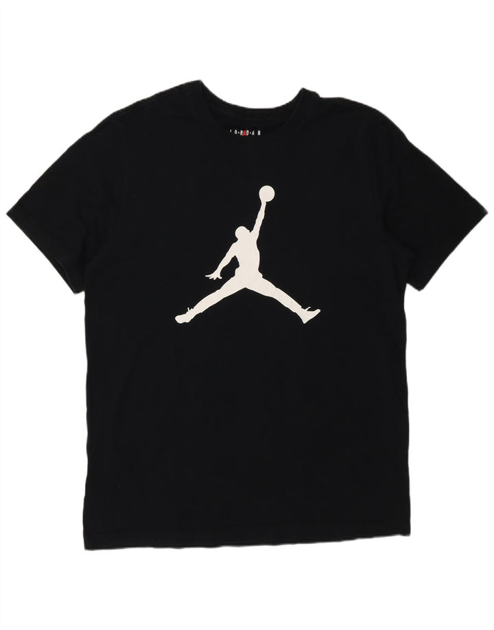 Jordan Herre Air Graphic T-Shirt Top Stor Sort