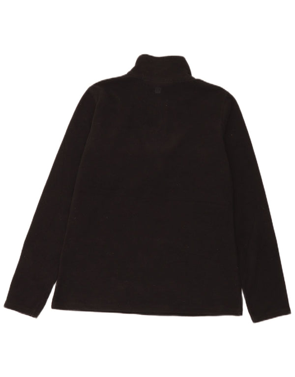Mountain Warehouse Dame Fleece Jumper med lynlås DK 14 Medium Sort