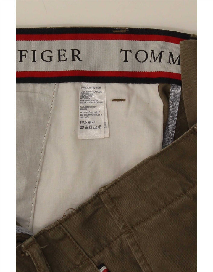 Tommy Hilfiger Mens Cargo Shorts W36 Large Khaki Cotton
