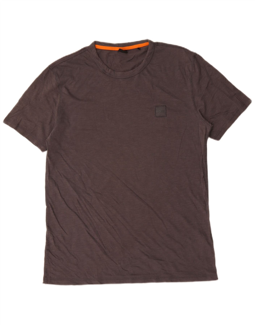 Hugo Boss Mens T-Shirt Top Large Grey Cotton
