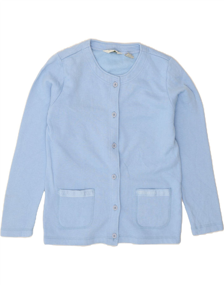 ORVIS Womens Cardigan Sweater UK 10 Small Blue Cotton Vintage Orvis and Second-Hand Orvis from Messina Hembry 
