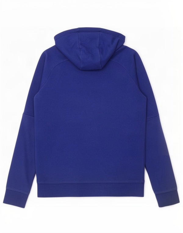 Nike Boys Hoodie Jumper 10-11 år Medium Blue Bomuld