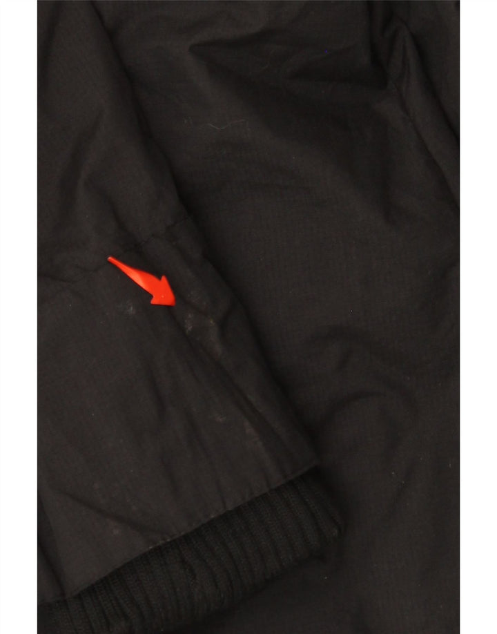 SUPERDRY Mens Hooded Parka Jacket UK 36 Small Black Nylon