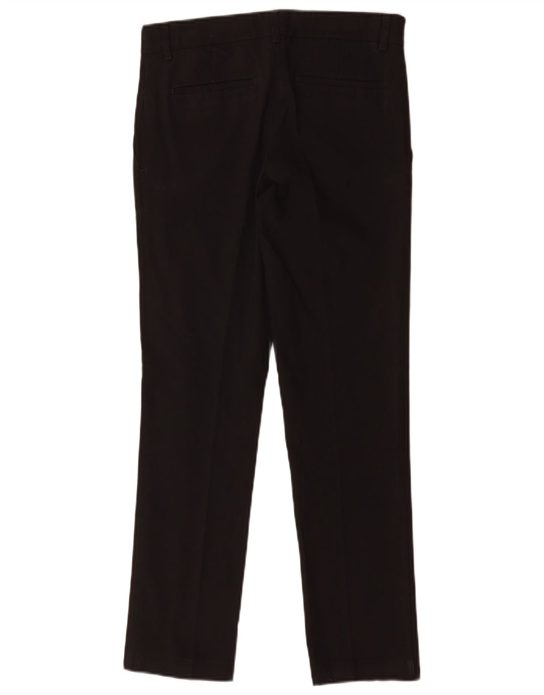 Marks & Spencer Boys Slim Suit Trousers 12-13 Years W28 L27 Black Polyester
