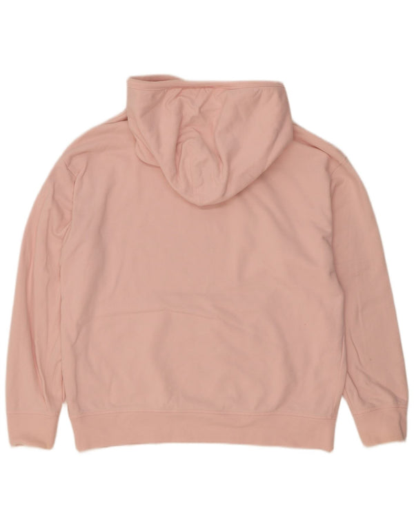 Levi's Womens Hoodie Jumper UK 16 Large Pink Cotton