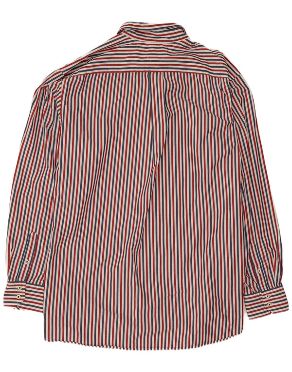 Tommy Hilfiger Mens Shirt 3XL Multicoloured Pinstripe Cotton