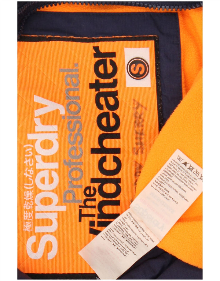 Superdry Mens The Windcheater Windbreaker Jacket UK 36 Small Navy Blue