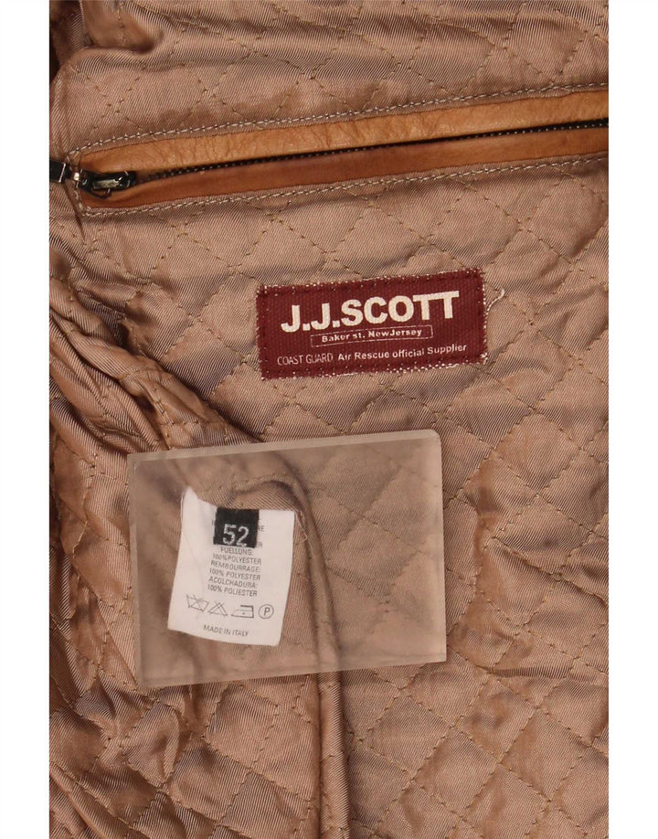 Giacca in pelle da uomo J.J.Scott IT 52 XL Beige