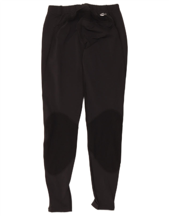 Adidas Mujer Climacool Chándal Pantalones UK 14 Mediano Negro Poliéster