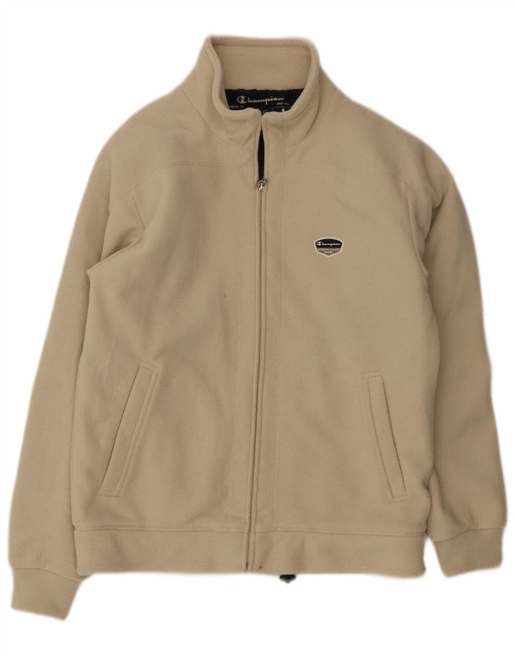 Champion Damen Fleecejacke UK 16 Large Beige Polyester